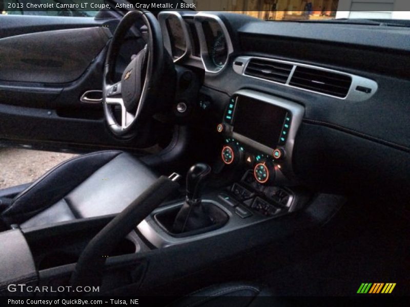 Ashen Gray Metallic / Black 2013 Chevrolet Camaro LT Coupe