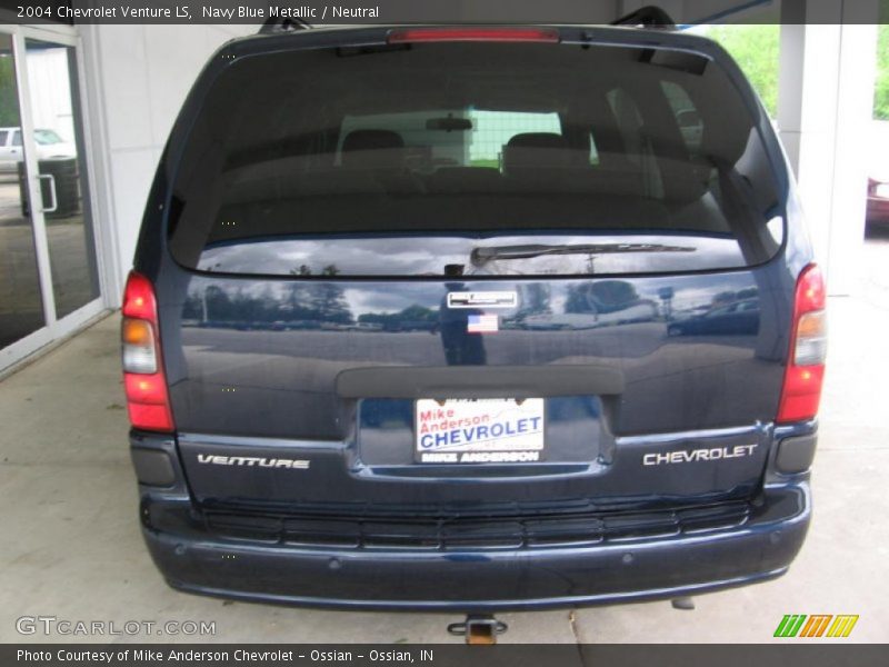 Navy Blue Metallic / Neutral 2004 Chevrolet Venture LS