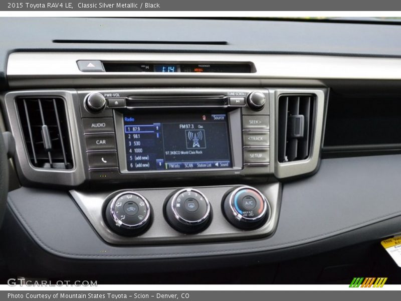Classic Silver Metallic / Black 2015 Toyota RAV4 LE
