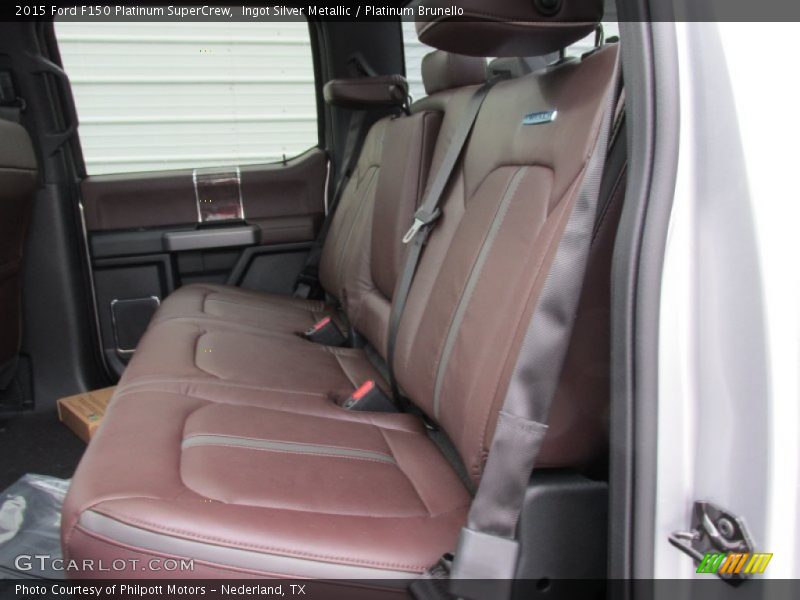 Ingot Silver Metallic / Platinum Brunello 2015 Ford F150 Platinum SuperCrew