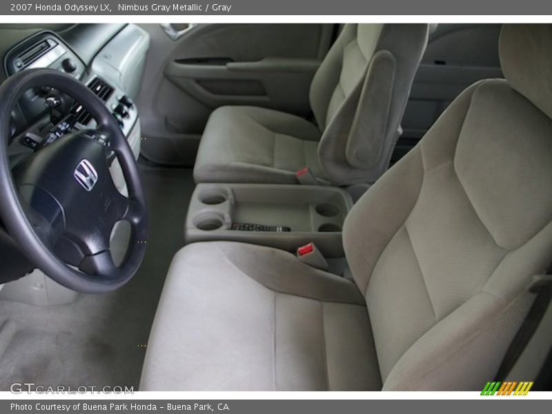 Nimbus Gray Metallic / Gray 2007 Honda Odyssey LX