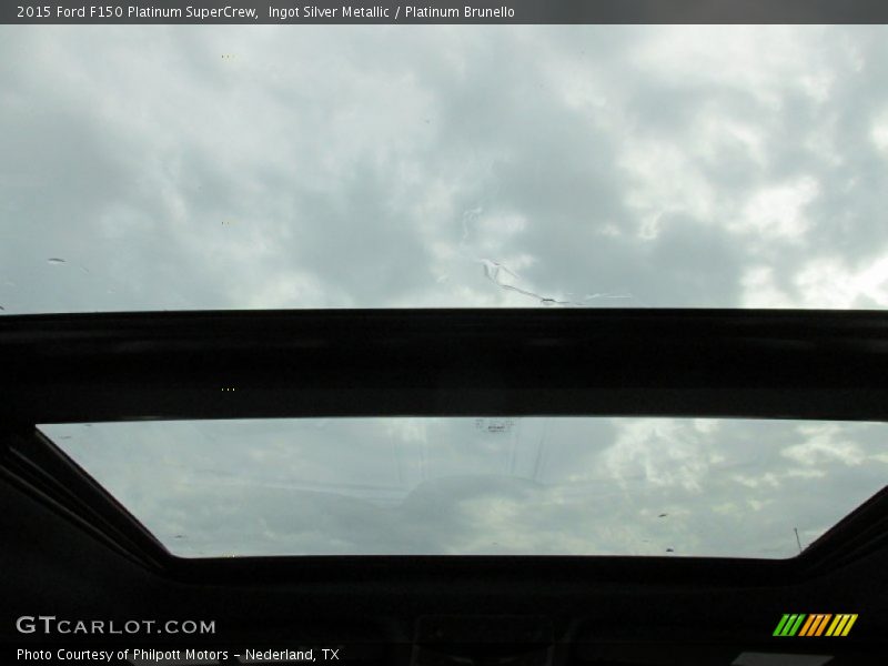 Ingot Silver Metallic / Platinum Brunello 2015 Ford F150 Platinum SuperCrew