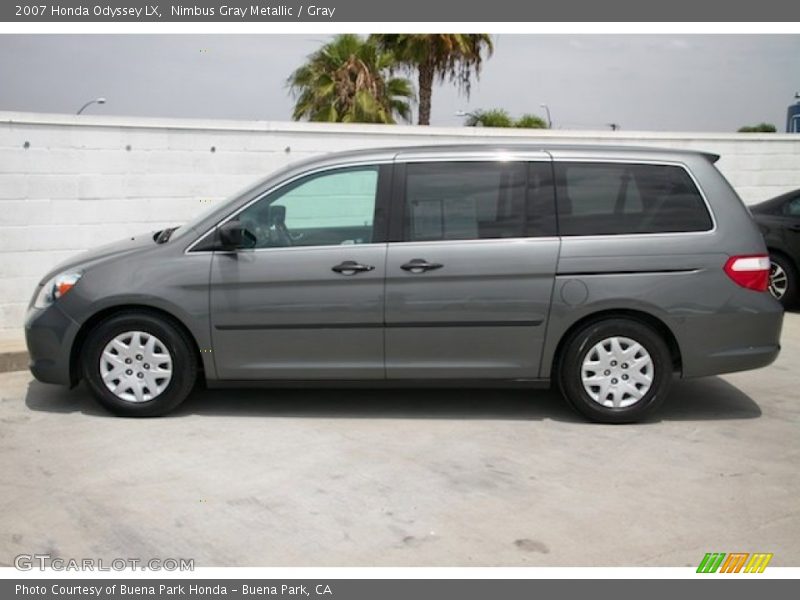 Nimbus Gray Metallic / Gray 2007 Honda Odyssey LX