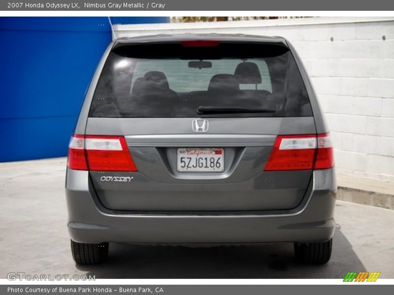 Nimbus Gray Metallic / Gray 2007 Honda Odyssey LX