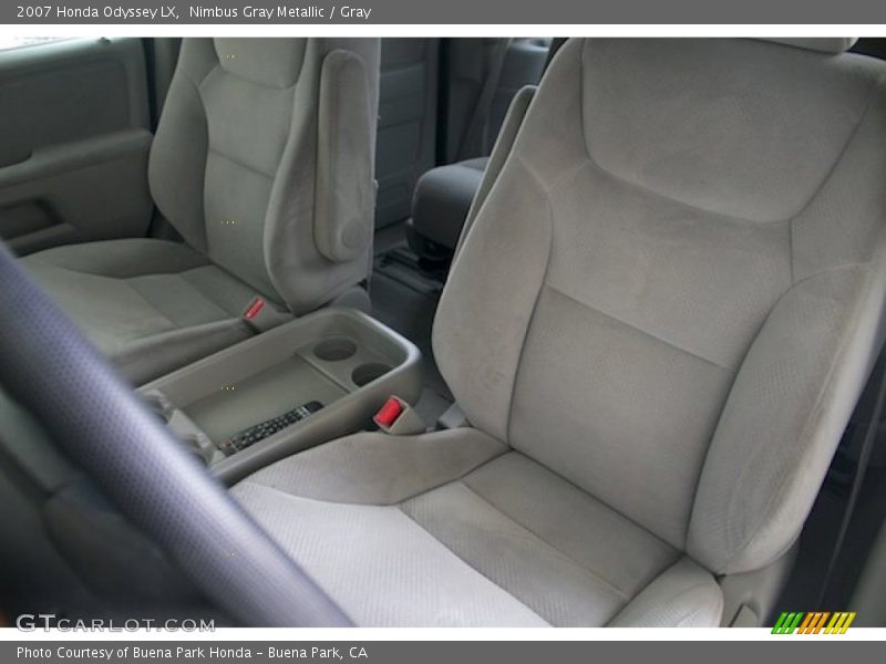 Nimbus Gray Metallic / Gray 2007 Honda Odyssey LX