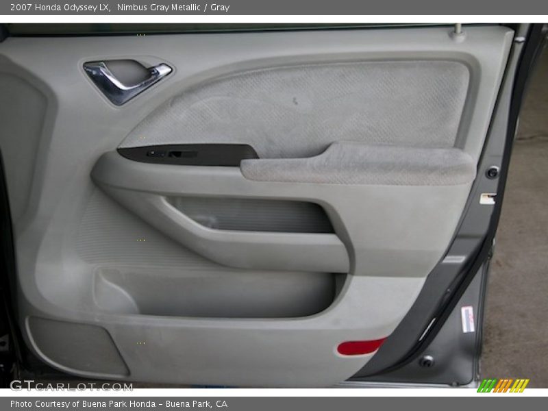 Nimbus Gray Metallic / Gray 2007 Honda Odyssey LX