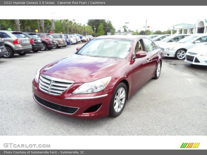 Cabernet Red Pearl / Cashmere 2013 Hyundai Genesis 3.8 Sedan