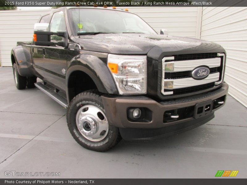 Tuxedo Black / King Ranch Mesa Antique Affect/Black 2015 Ford F350 Super Duty King Ranch Crew Cab 4x4 DRW