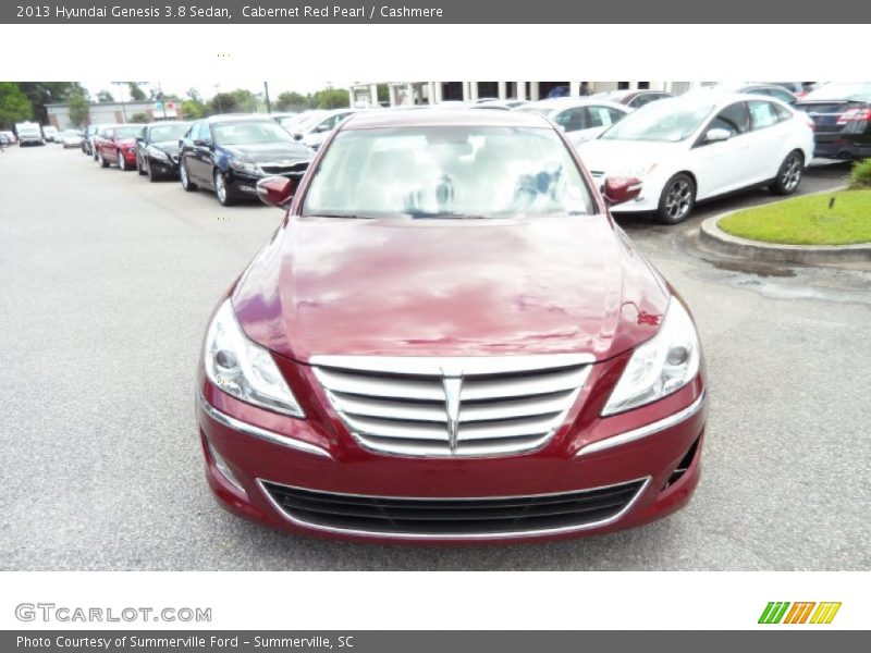 Cabernet Red Pearl / Cashmere 2013 Hyundai Genesis 3.8 Sedan