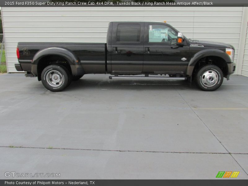 Tuxedo Black / King Ranch Mesa Antique Affect/Black 2015 Ford F350 Super Duty King Ranch Crew Cab 4x4 DRW