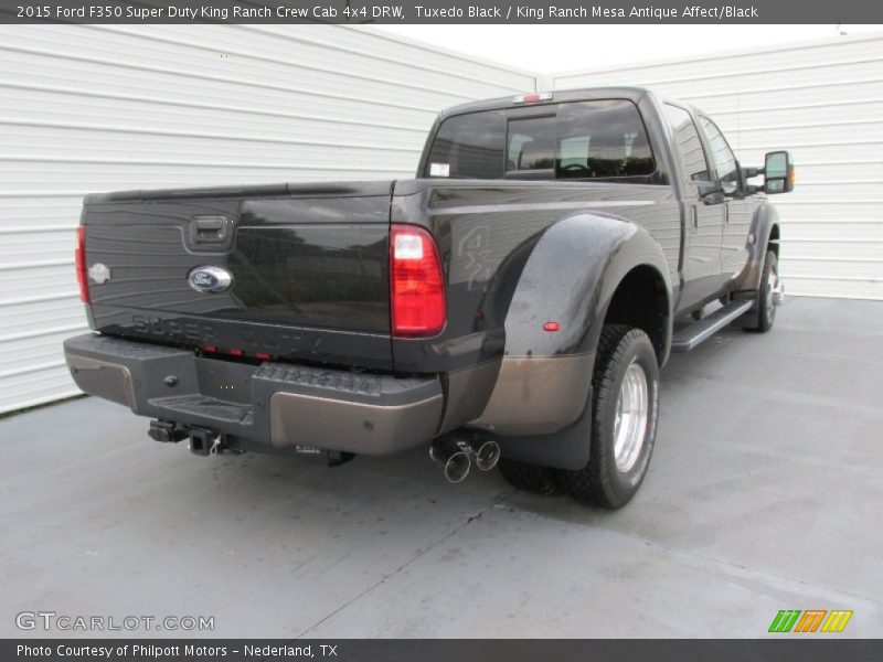 Tuxedo Black / King Ranch Mesa Antique Affect/Black 2015 Ford F350 Super Duty King Ranch Crew Cab 4x4 DRW