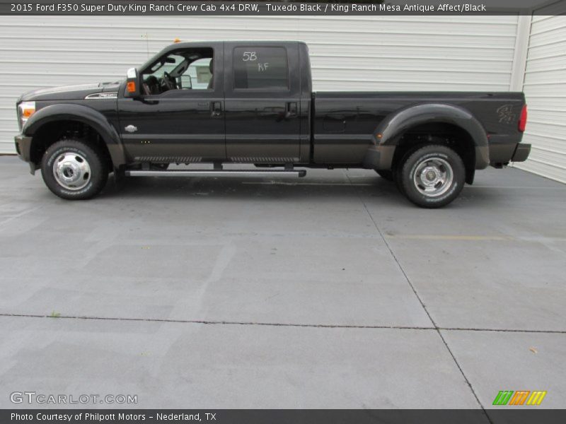 Tuxedo Black / King Ranch Mesa Antique Affect/Black 2015 Ford F350 Super Duty King Ranch Crew Cab 4x4 DRW
