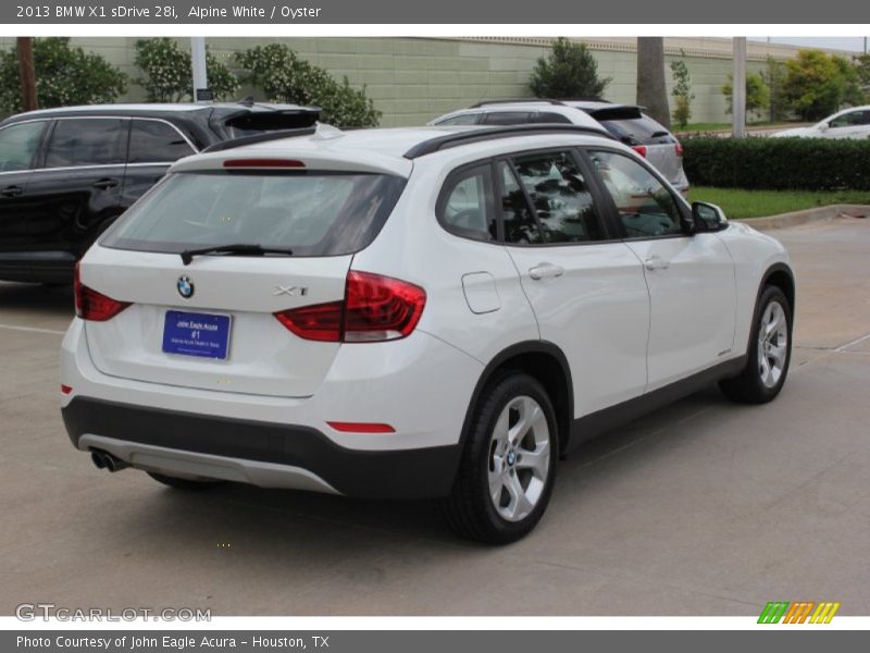 Alpine White / Oyster 2013 BMW X1 sDrive 28i