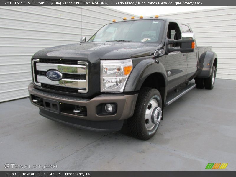 Tuxedo Black / King Ranch Mesa Antique Affect/Black 2015 Ford F350 Super Duty King Ranch Crew Cab 4x4 DRW