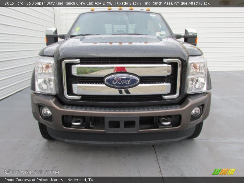 Tuxedo Black / King Ranch Mesa Antique Affect/Black 2015 Ford F350 Super Duty King Ranch Crew Cab 4x4 DRW