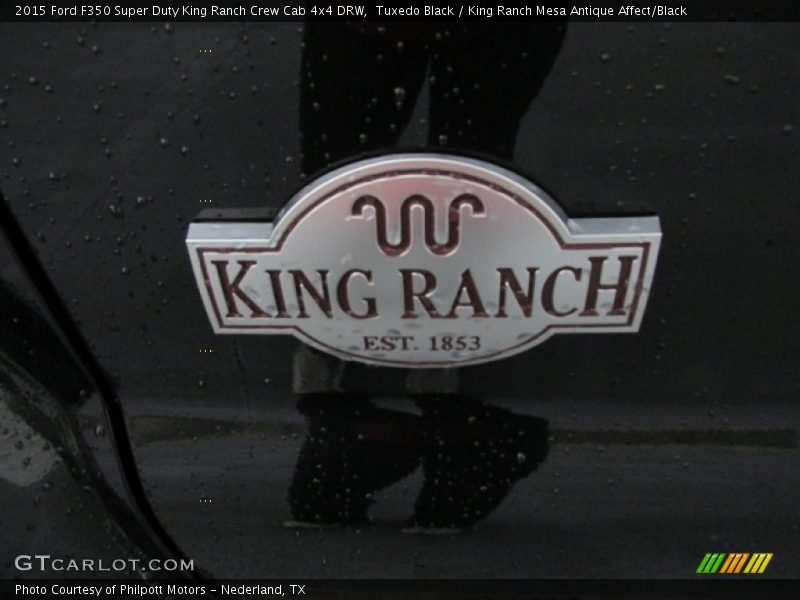 Tuxedo Black / King Ranch Mesa Antique Affect/Black 2015 Ford F350 Super Duty King Ranch Crew Cab 4x4 DRW