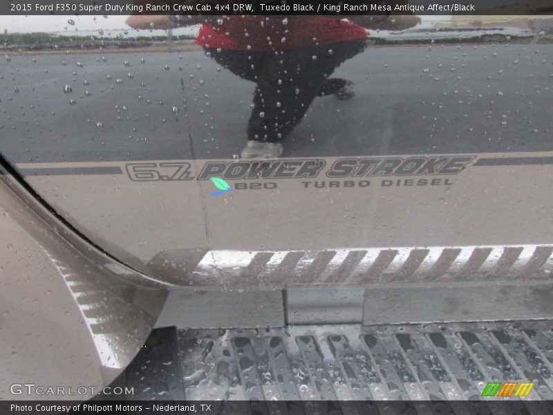 Tuxedo Black / King Ranch Mesa Antique Affect/Black 2015 Ford F350 Super Duty King Ranch Crew Cab 4x4 DRW