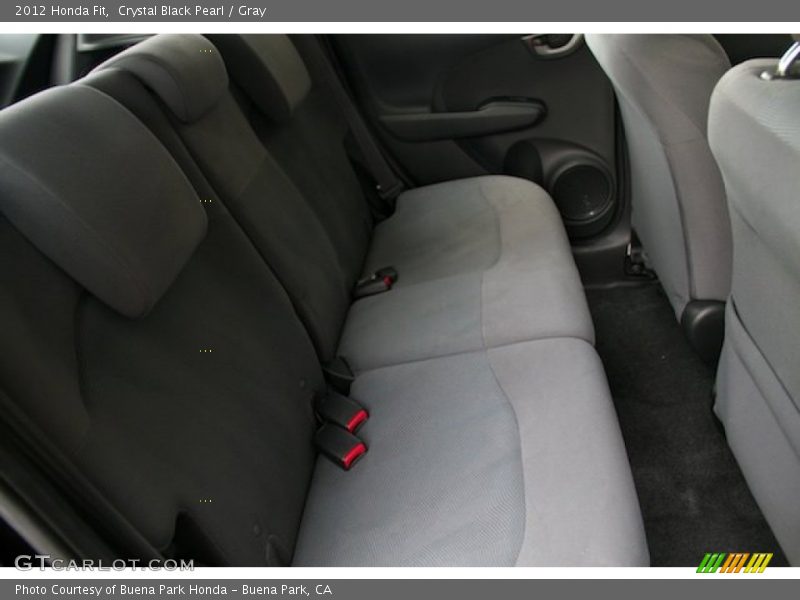 Crystal Black Pearl / Gray 2012 Honda Fit