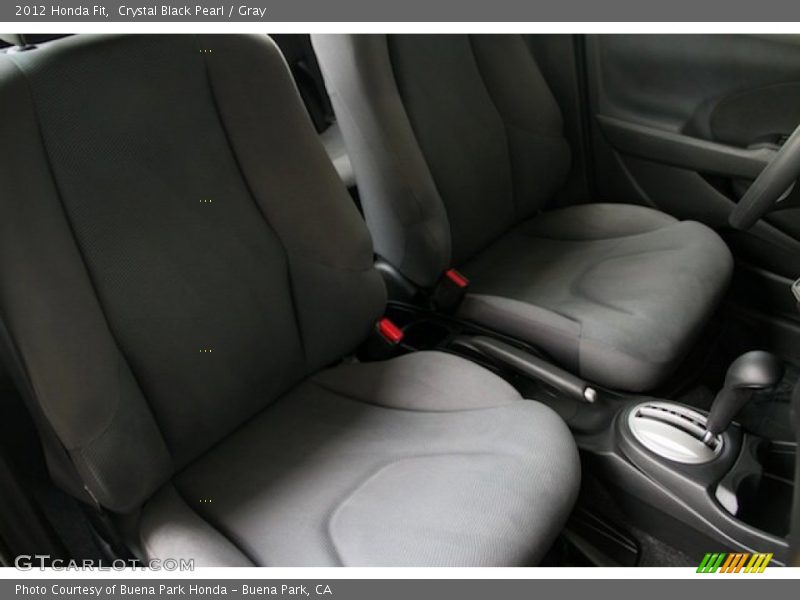 Crystal Black Pearl / Gray 2012 Honda Fit