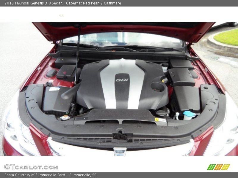 Cabernet Red Pearl / Cashmere 2013 Hyundai Genesis 3.8 Sedan