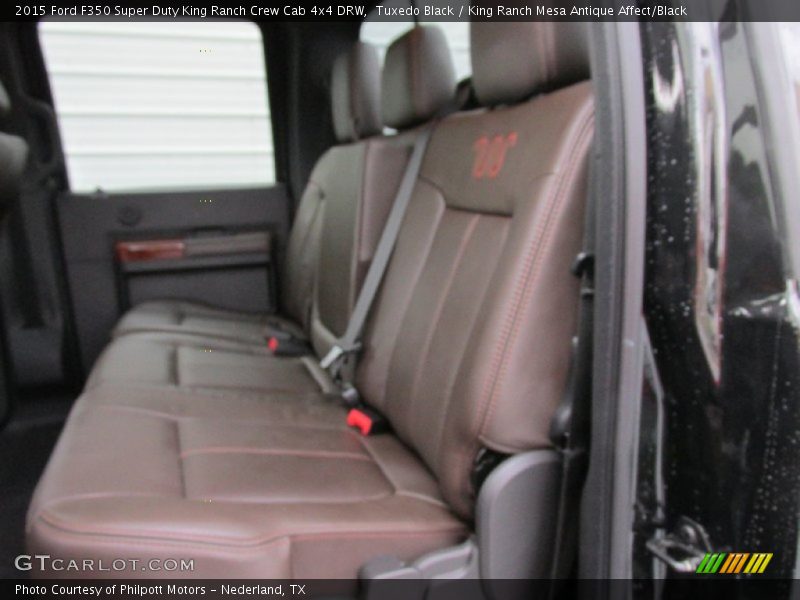 Tuxedo Black / King Ranch Mesa Antique Affect/Black 2015 Ford F350 Super Duty King Ranch Crew Cab 4x4 DRW