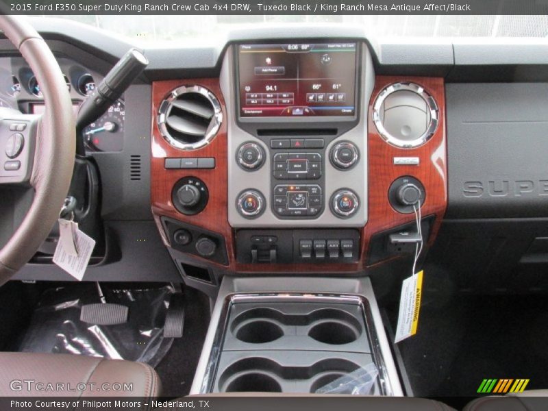 Tuxedo Black / King Ranch Mesa Antique Affect/Black 2015 Ford F350 Super Duty King Ranch Crew Cab 4x4 DRW
