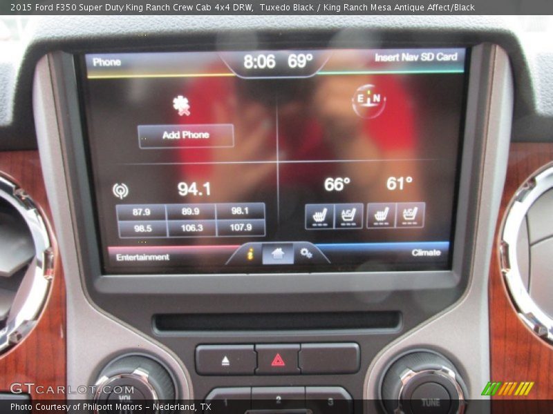 Tuxedo Black / King Ranch Mesa Antique Affect/Black 2015 Ford F350 Super Duty King Ranch Crew Cab 4x4 DRW