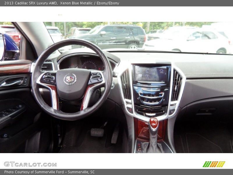 Xenon Blue Metallic / Ebony/Ebony 2013 Cadillac SRX Luxury AWD