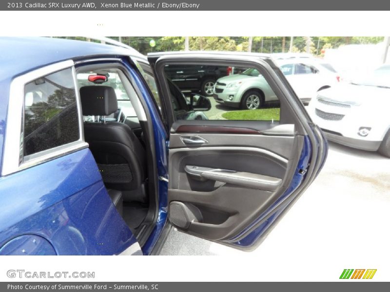 Xenon Blue Metallic / Ebony/Ebony 2013 Cadillac SRX Luxury AWD
