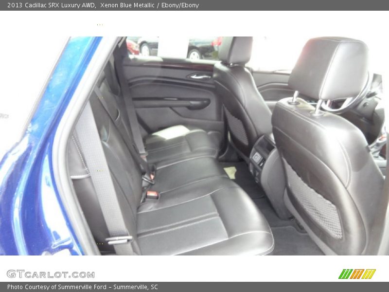 Xenon Blue Metallic / Ebony/Ebony 2013 Cadillac SRX Luxury AWD