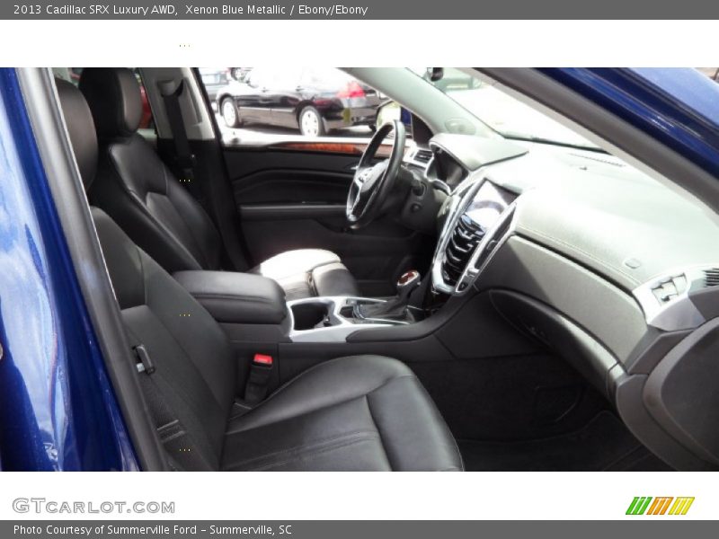 Xenon Blue Metallic / Ebony/Ebony 2013 Cadillac SRX Luxury AWD