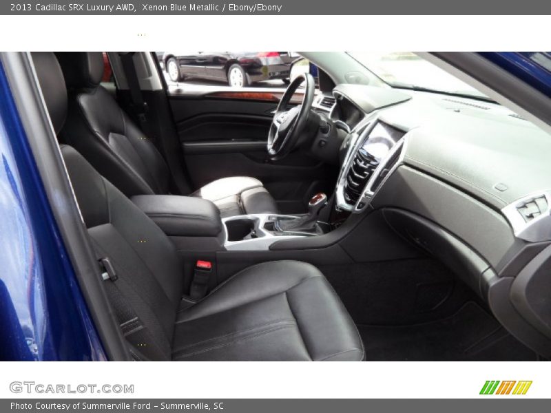 Xenon Blue Metallic / Ebony/Ebony 2013 Cadillac SRX Luxury AWD