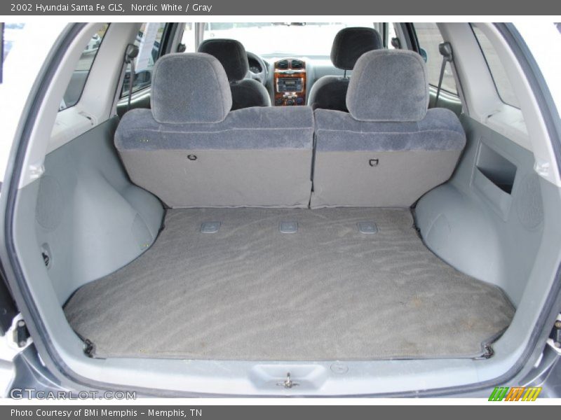 Nordic White / Gray 2002 Hyundai Santa Fe GLS