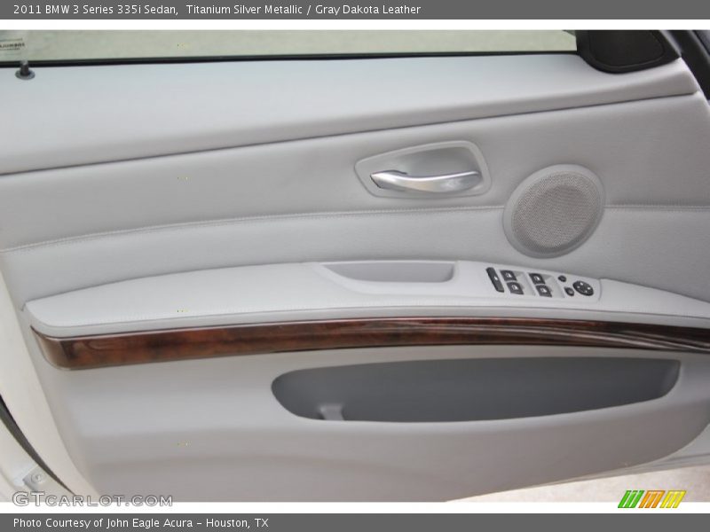 Titanium Silver Metallic / Gray Dakota Leather 2011 BMW 3 Series 335i Sedan