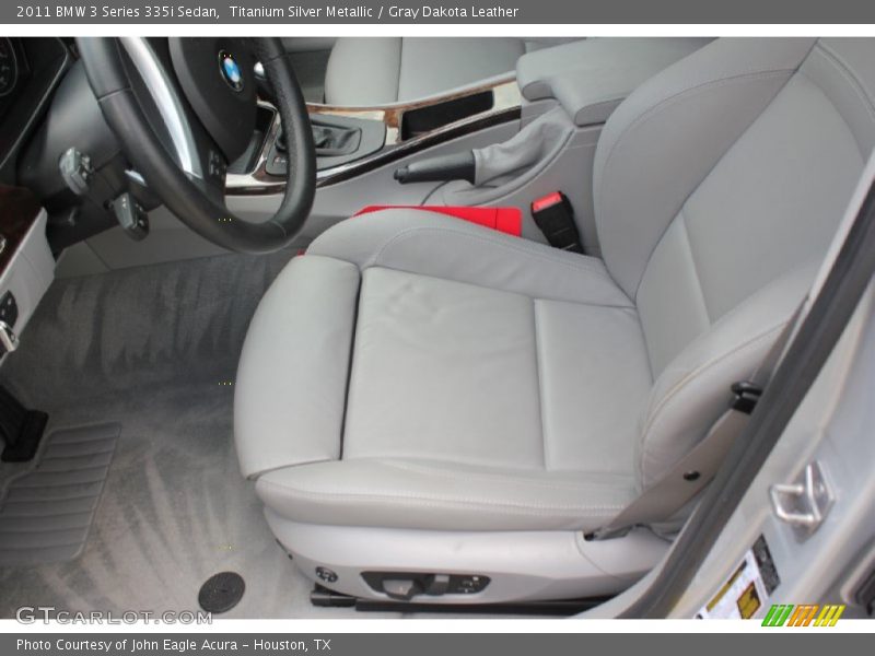 Titanium Silver Metallic / Gray Dakota Leather 2011 BMW 3 Series 335i Sedan
