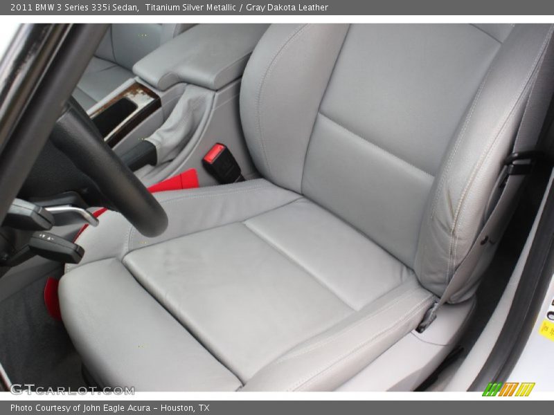 Titanium Silver Metallic / Gray Dakota Leather 2011 BMW 3 Series 335i Sedan