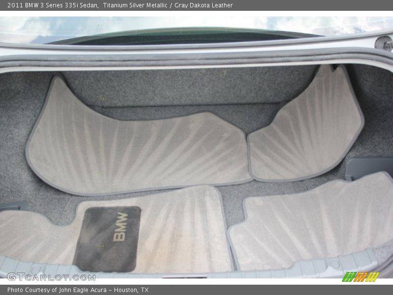 Titanium Silver Metallic / Gray Dakota Leather 2011 BMW 3 Series 335i Sedan