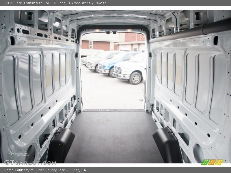 Oxford White / Pewter 2015 Ford Transit Van 350 HR Long