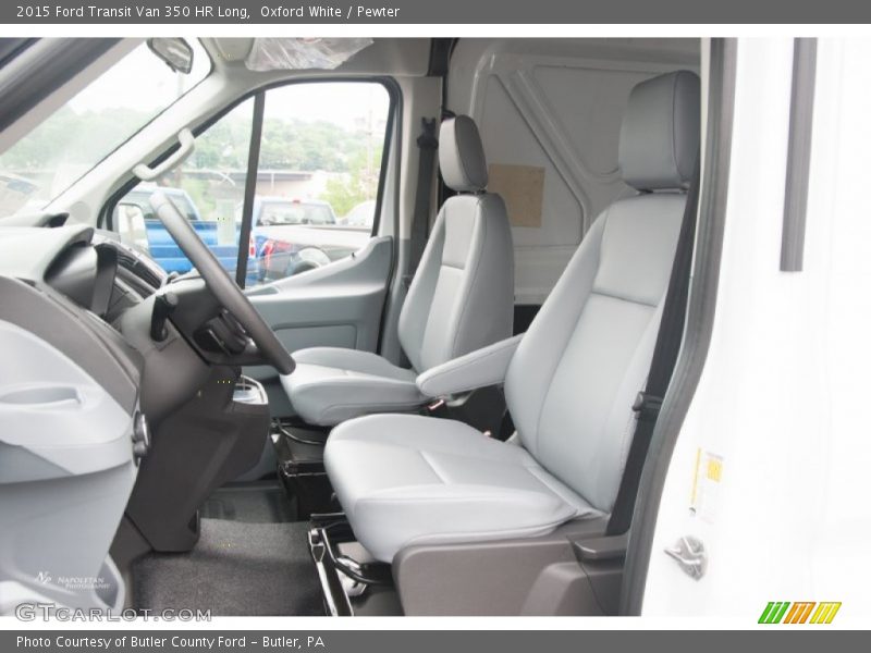 Oxford White / Pewter 2015 Ford Transit Van 350 HR Long