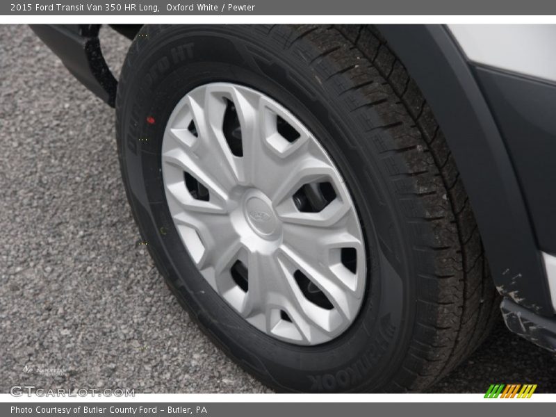 Oxford White / Pewter 2015 Ford Transit Van 350 HR Long