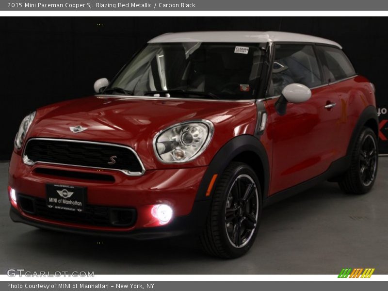 Blazing Red Metallic / Carbon Black 2015 Mini Paceman Cooper S