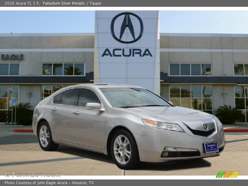 Palladium Silver Metallic / Taupe 2010 Acura TL 3.5