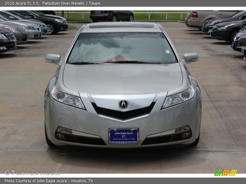 Palladium Silver Metallic / Taupe 2010 Acura TL 3.5