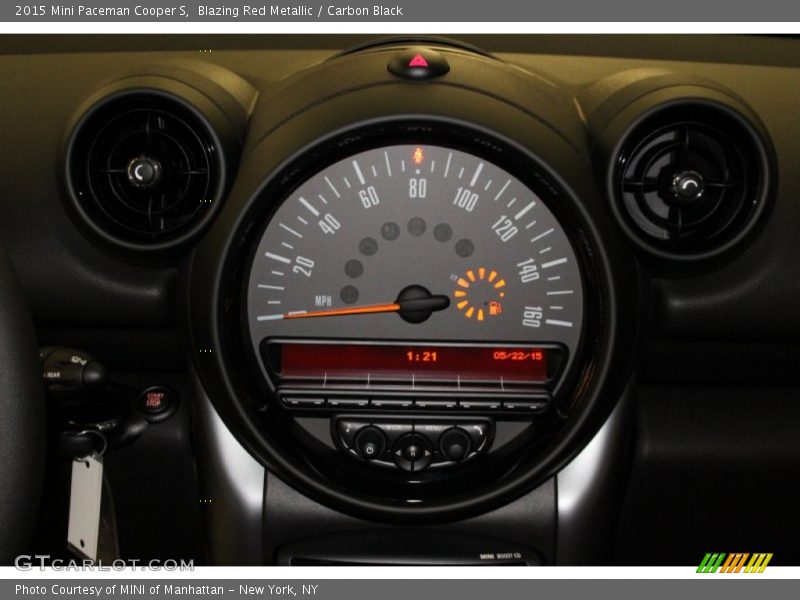 Blazing Red Metallic / Carbon Black 2015 Mini Paceman Cooper S