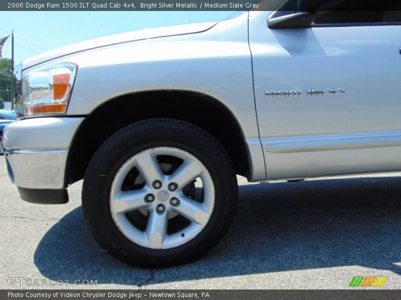 Bright Silver Metallic / Medium Slate Gray 2006 Dodge Ram 1500 SLT Quad Cab 4x4