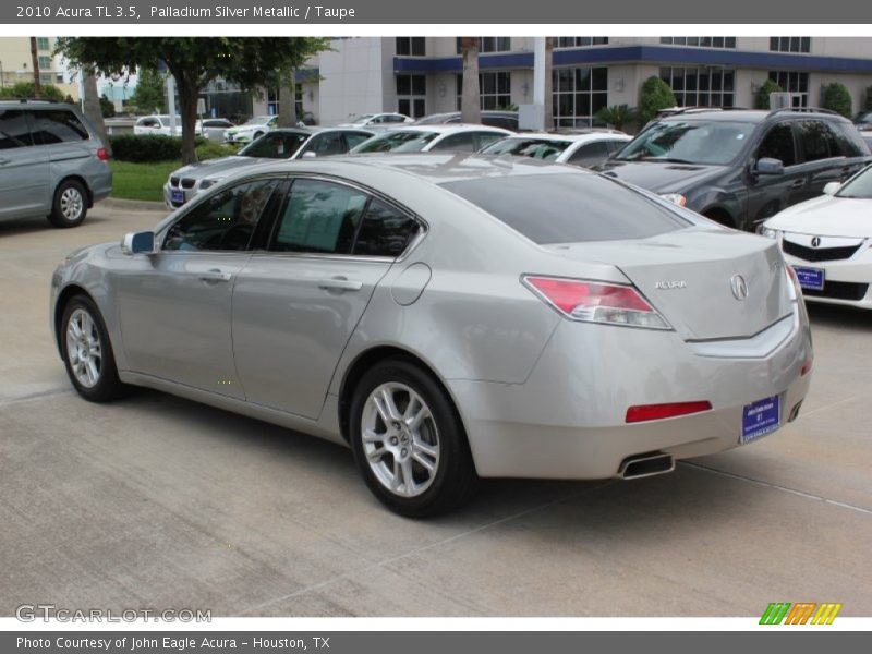 Palladium Silver Metallic / Taupe 2010 Acura TL 3.5