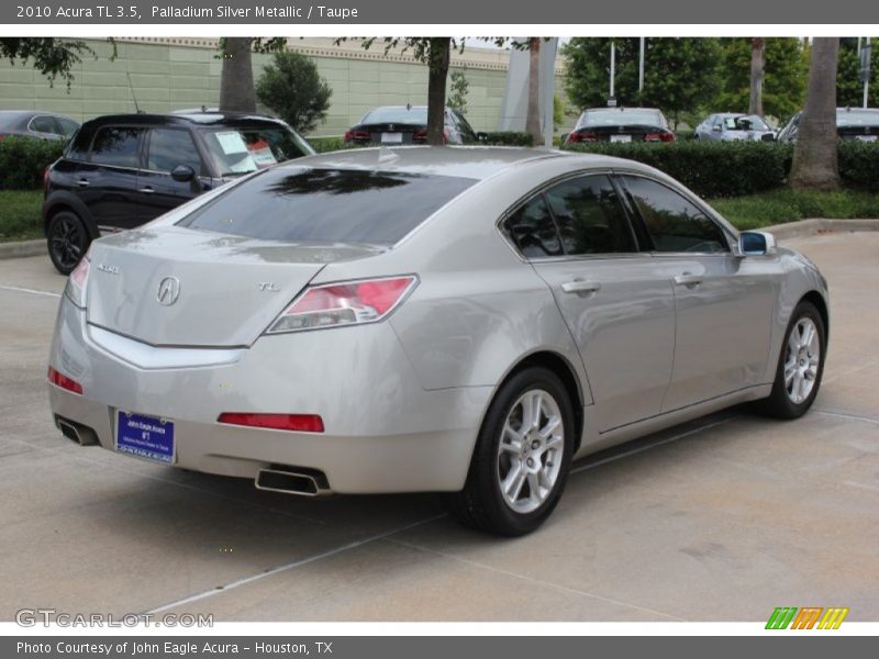 Palladium Silver Metallic / Taupe 2010 Acura TL 3.5