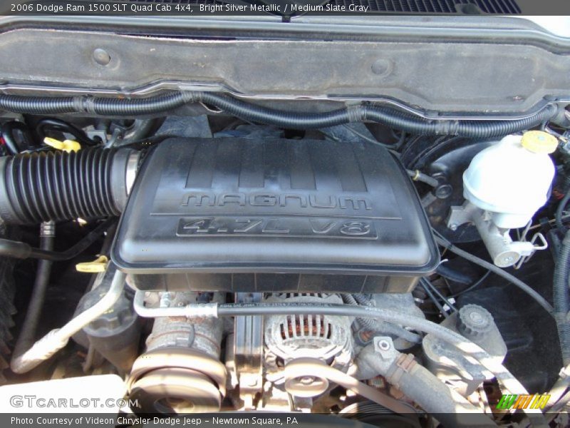 Bright Silver Metallic / Medium Slate Gray 2006 Dodge Ram 1500 SLT Quad Cab 4x4