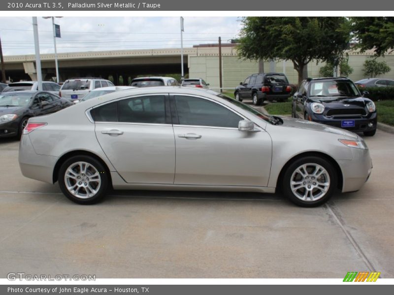 Palladium Silver Metallic / Taupe 2010 Acura TL 3.5