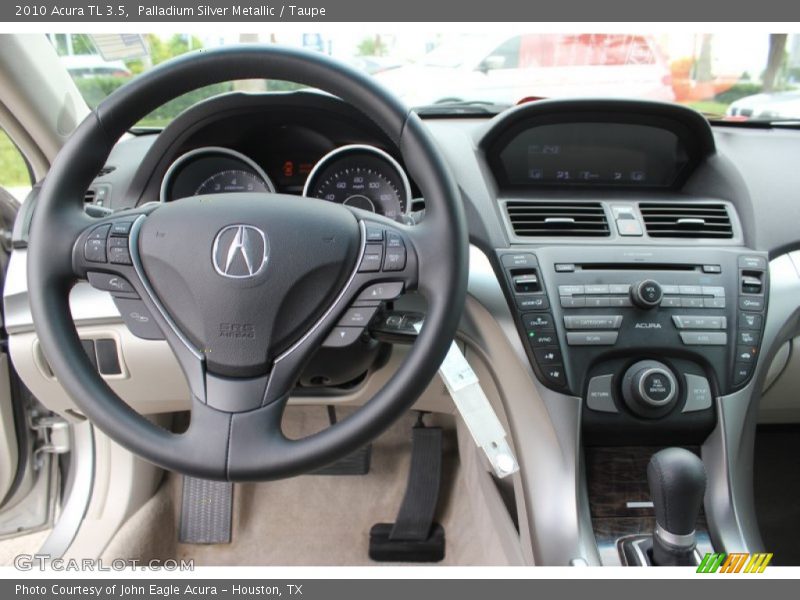 Palladium Silver Metallic / Taupe 2010 Acura TL 3.5